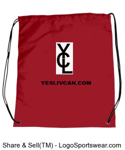 YLC Sack in RED Design Zoom